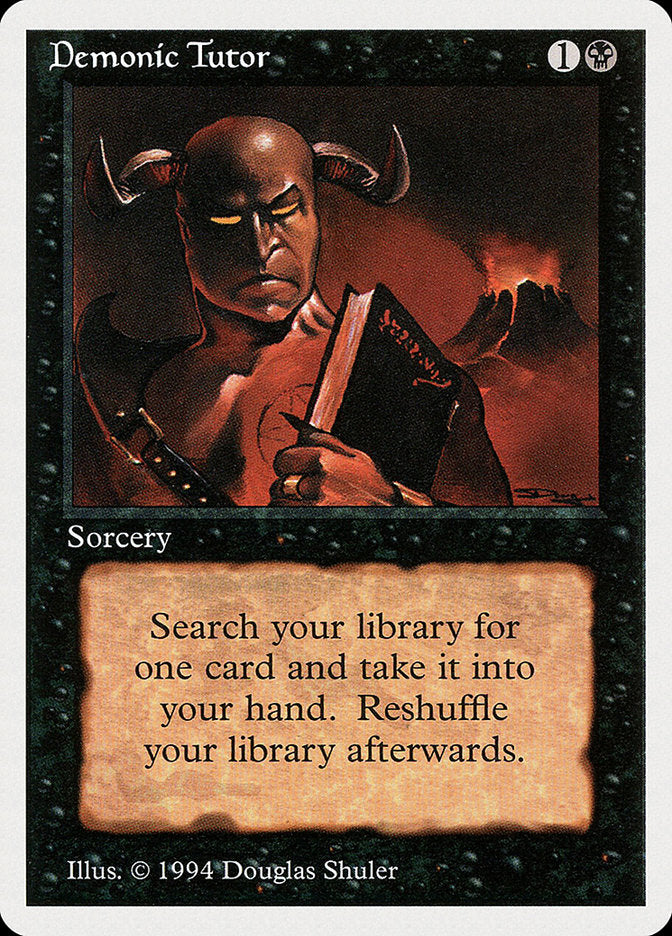 Demonic Tutor [Summer Magic / Edgar] | Card Merchant Takapuna