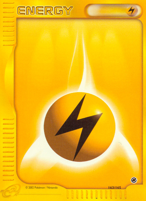 Lightning Energy (163/165) [Expedition: Base Set] | Card Merchant Takapuna