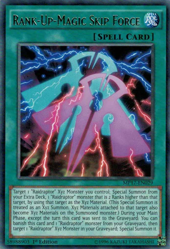 Rank-Up-Magic Skip Force [MP17-EN029] Rare | Card Merchant Takapuna