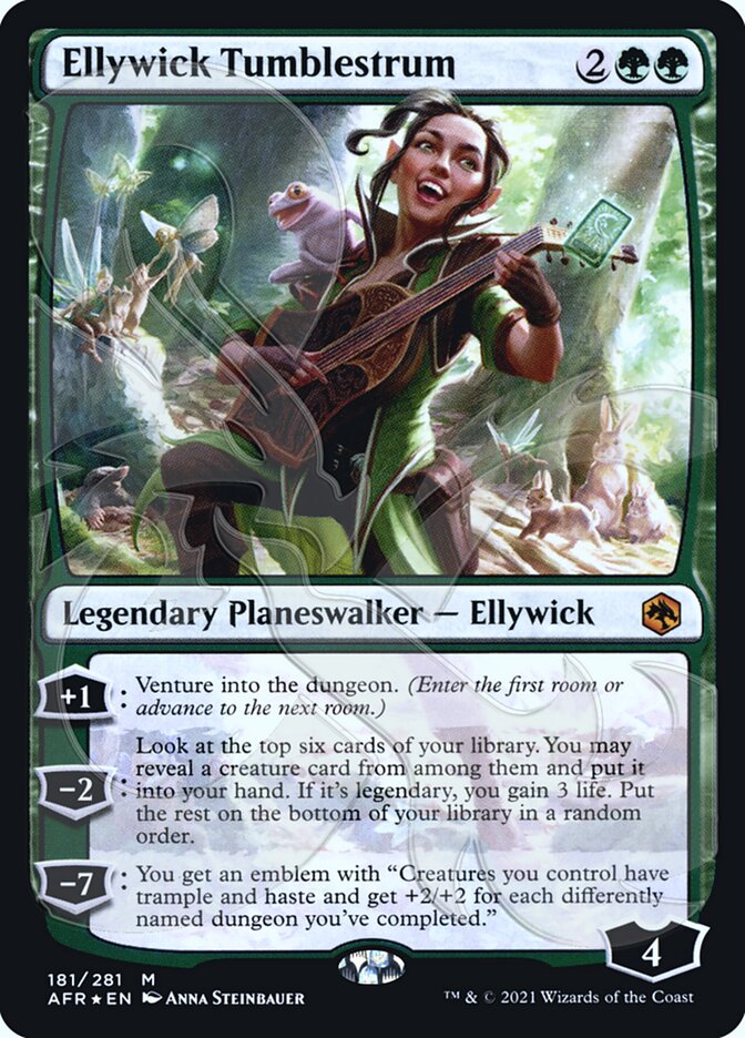 Ellywick Tumblestrum (Ampersand Promo) [Dungeons & Dragons: Adventures in the Forgotten Realms Promos] | Card Merchant Takapuna