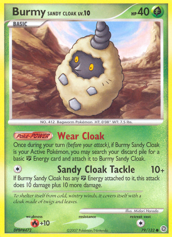 Burmy Sandy Cloak (79/132) [Diamond & Pearl: Secret Wonders] | Card Merchant Takapuna