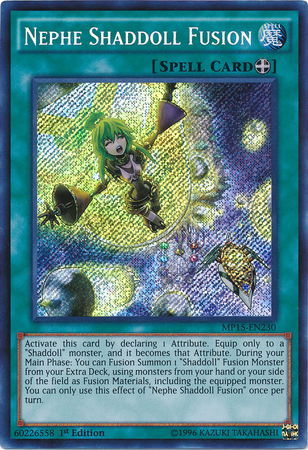 Nephe Shaddoll Fusion [MP15-EN230] Secret Rare | Card Merchant Takapuna