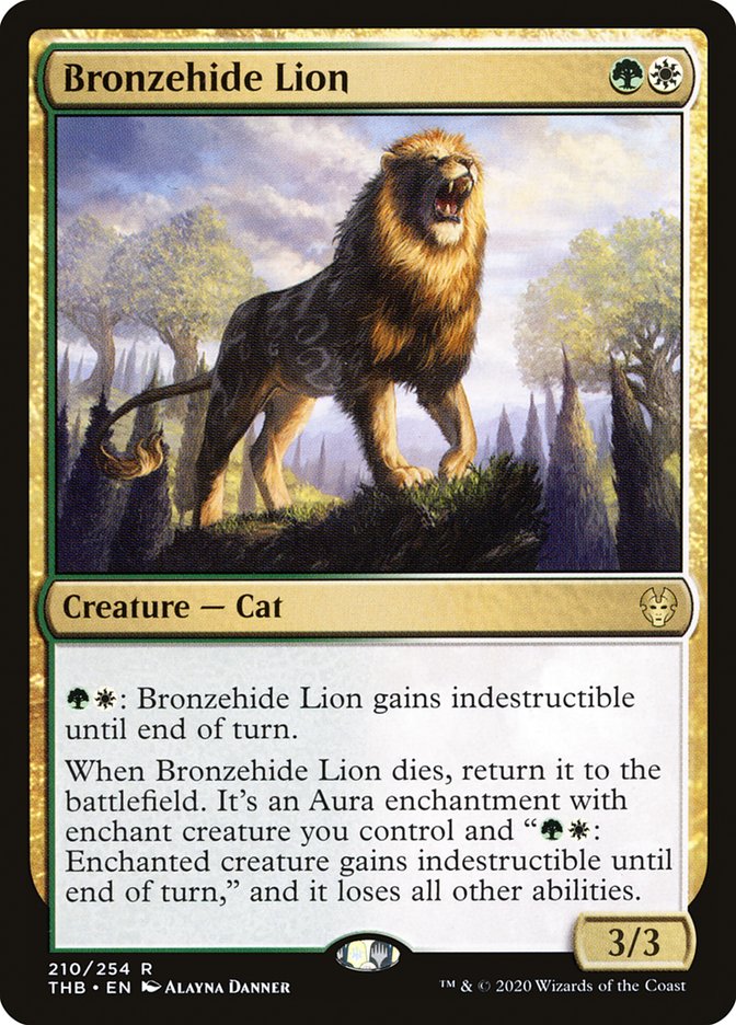 Bronzehide Lion [Theros Beyond Death] | Card Merchant Takapuna