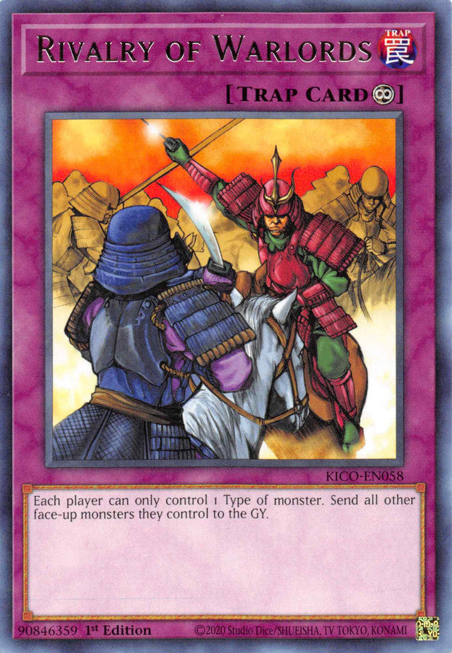 Rivalry of Warlords [KICO-EN058] Rare | Card Merchant Takapuna