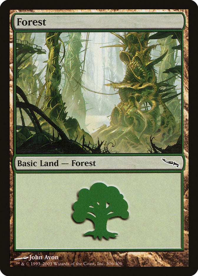 Forest (306) [Mirrodin] | Card Merchant Takapuna