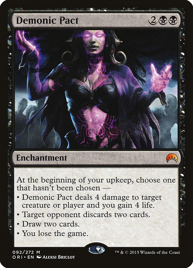 Demonic Pact [Magic Origins] | Card Merchant Takapuna