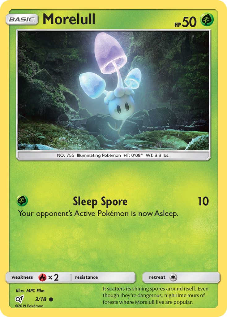 Morelull (3/18) [Sun & Moon: Detective Pikachu] | Card Merchant Takapuna