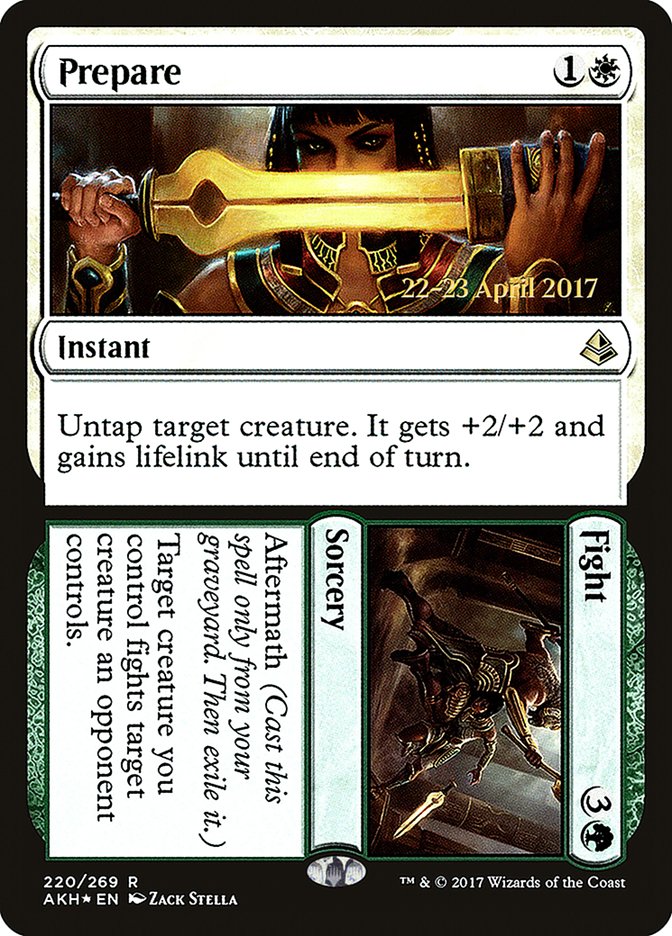 Prepare // Fight [Amonkhet Prerelease Promos] | Card Merchant Takapuna