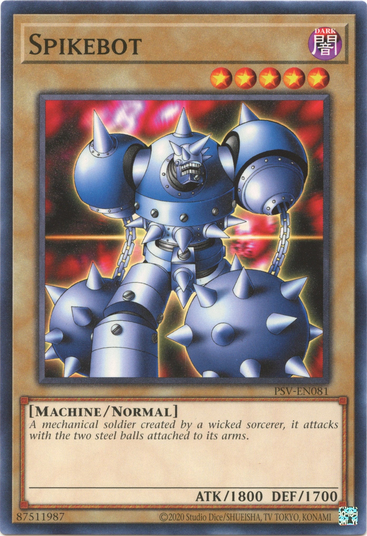 Spikebot (25th Anniversary) [PSV-EN081] Common | Card Merchant Takapuna