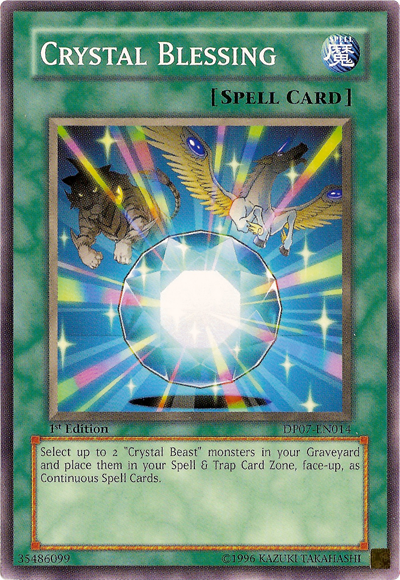 Crystal Blessing [DP07-EN014] Common | Card Merchant Takapuna