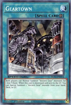 Geartown [SGX1-END14] Common | Card Merchant Takapuna