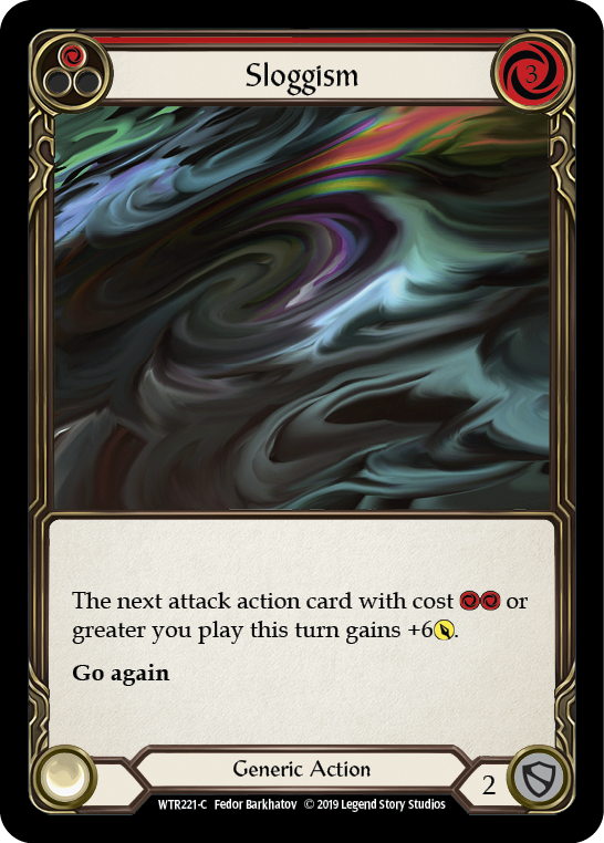 Sloggism (Red) [WTR221-C] (Welcome to Rathe)  Alpha Print Rainbow Foil | Card Merchant Takapuna