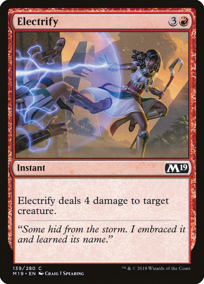 Electrify [Core Set 2019] | Card Merchant Takapuna