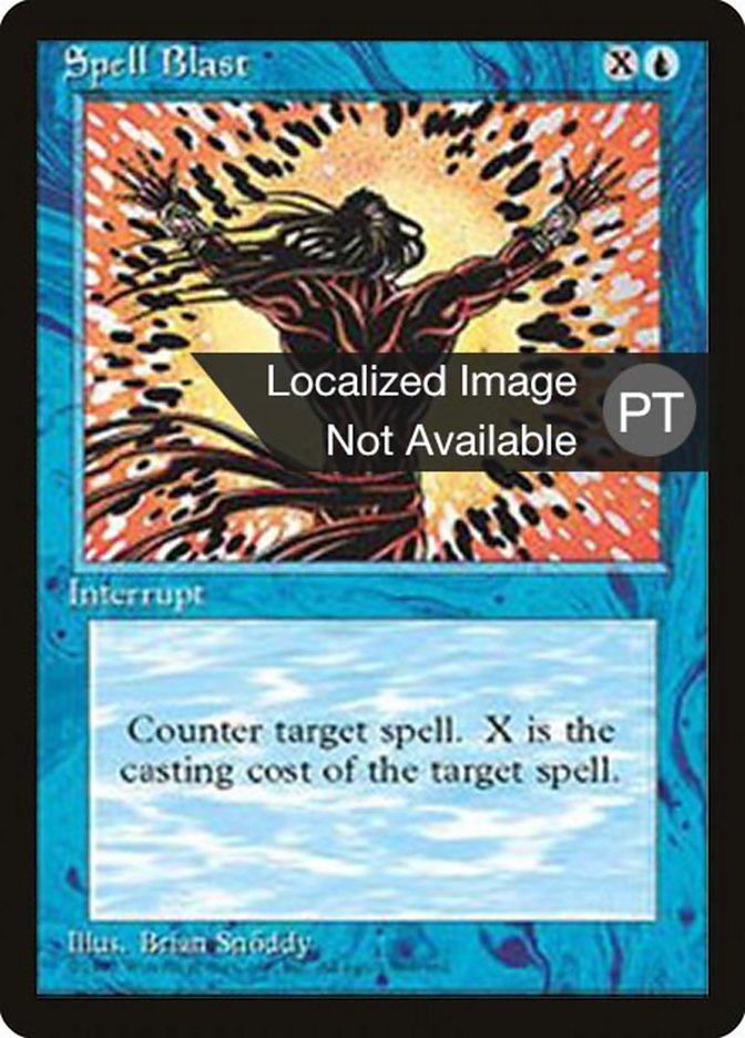 Spell Blast [Fourth Edition (Foreign Black Border)] | Card Merchant Takapuna