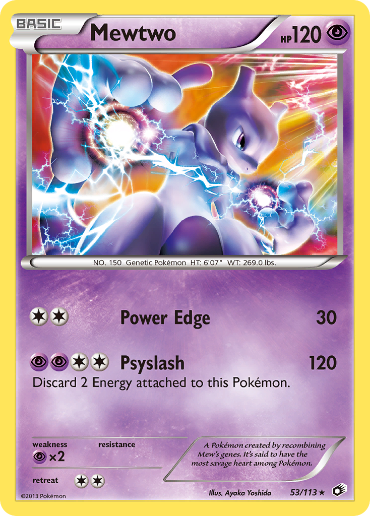 Mewtwo (53/113) [Black & White: Legendary Treasures] | Card Merchant Takapuna