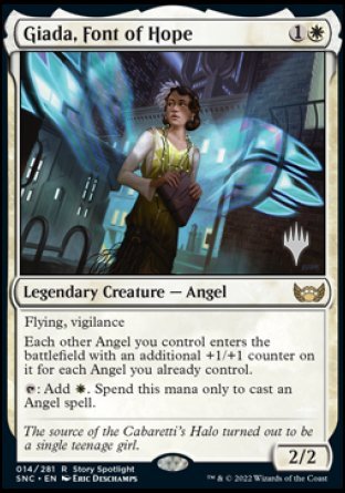 Giada, Font of Hope (Promo Pack) [Streets of New Capenna Promos] | Card Merchant Takapuna