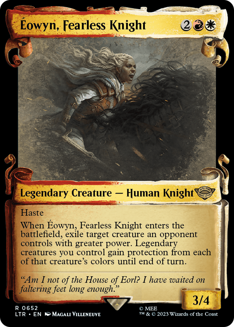 Eowyn, Fearless Knight [The Lord of the Rings: Tales of Middle-Earth Showcase Scrolls] | Card Merchant Takapuna