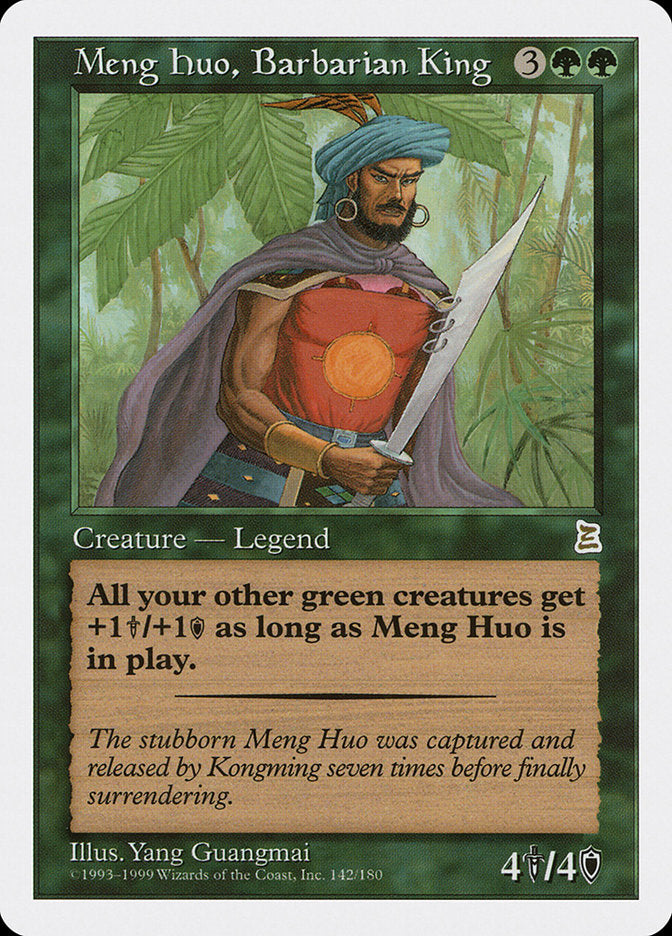 Meng Huo, Barbarian King [Portal Three Kingdoms] | Card Merchant Takapuna