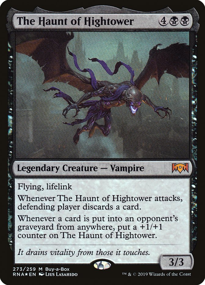 The Haunt of Hightower (Buy-A-Box) [Ravnica Allegiance] | Card Merchant Takapuna