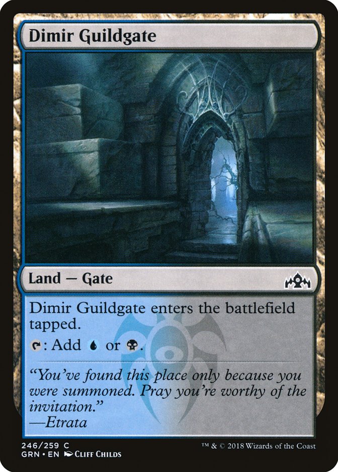 Dimir Guildgate (246/259) [Guilds of Ravnica] | Card Merchant Takapuna