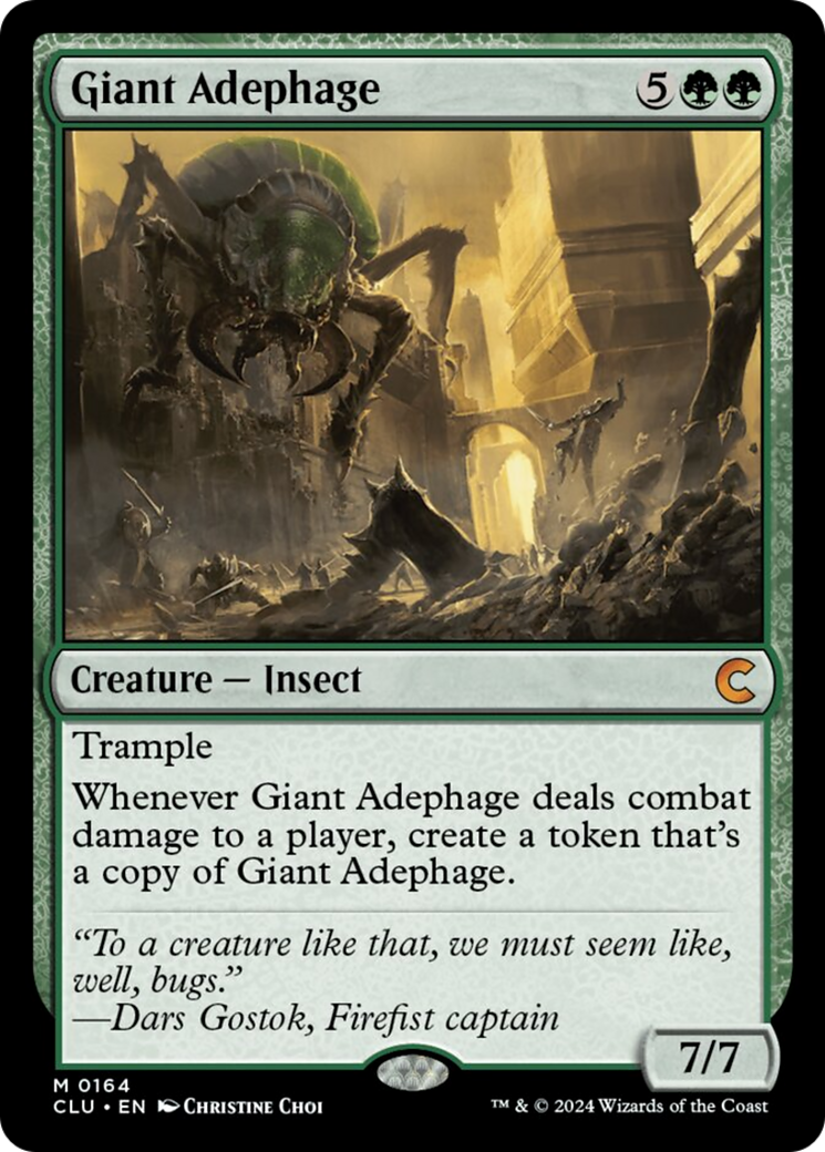 Giant Adephage [Ravnica: Clue Edition] | Card Merchant Takapuna