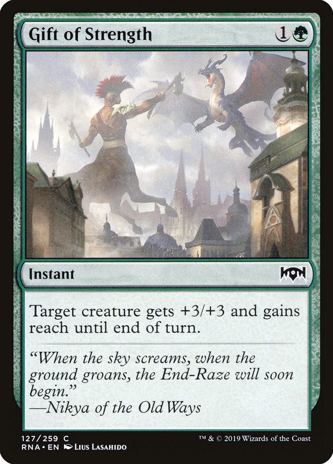 Gift of Strength [Ravnica Allegiance] | Card Merchant Takapuna