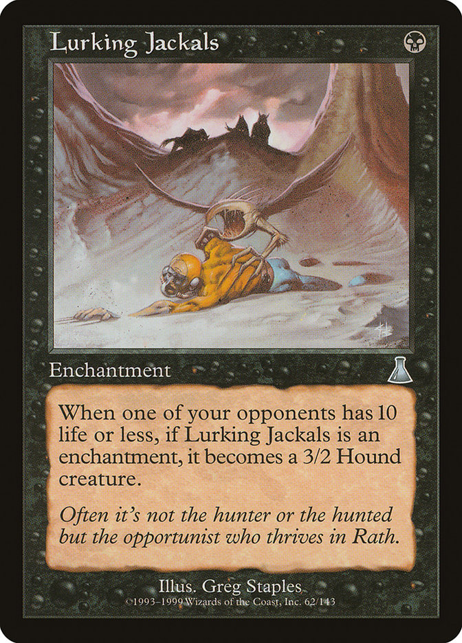 Lurking Jackals [Urza's Destiny] | Card Merchant Takapuna