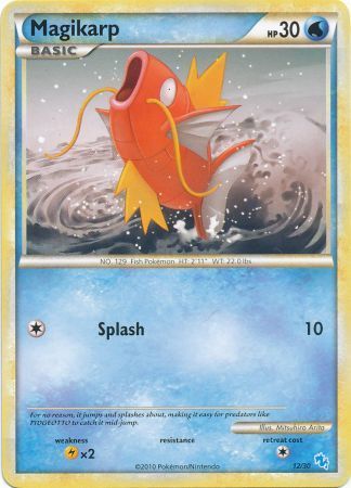 Magikarp (12/30) [HeartGold & SoulSilver: Trainer Kit - Gyarados] | Card Merchant Takapuna