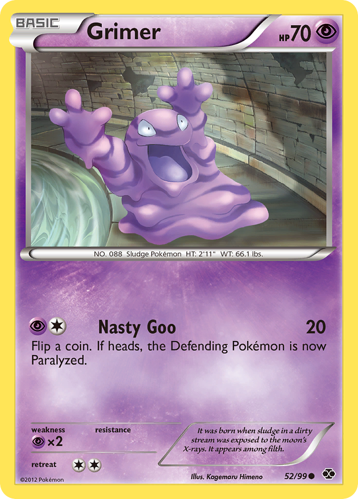 Grimer (52/99) [Black & White: Next Destinies] | Card Merchant Takapuna