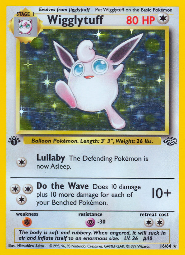 Wigglytuff (16/64) [Jungle 1st Edition] | Card Merchant Takapuna