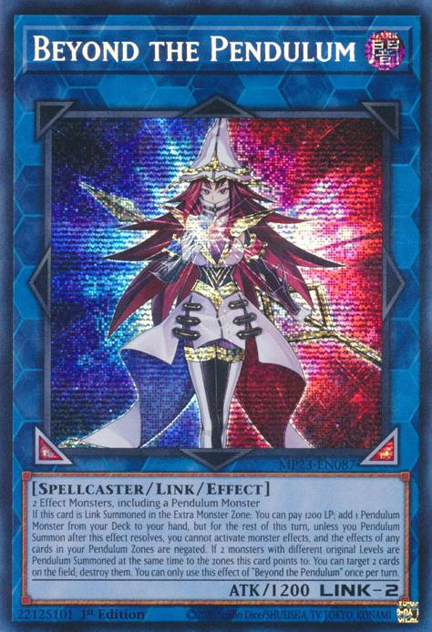 Beyond the Pendulum [MP23-EN087] Prismatic Secret Rare | Card Merchant Takapuna