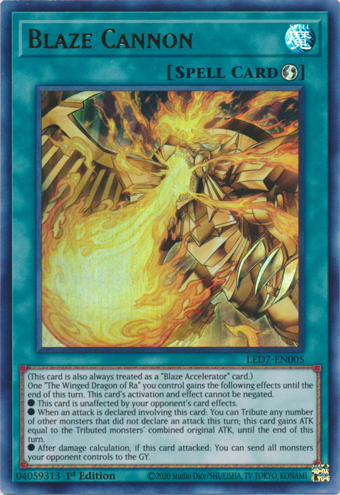 Blaze Cannon [LED7-EN005] Ultra Rare | Card Merchant Takapuna