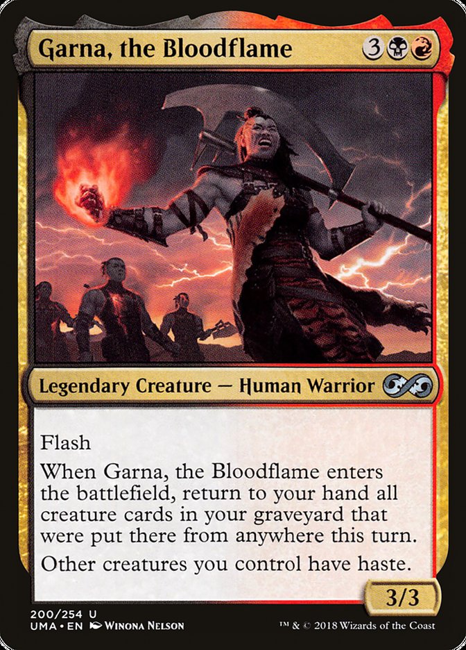 Garna, the Bloodflame [Ultimate Masters] | Card Merchant Takapuna