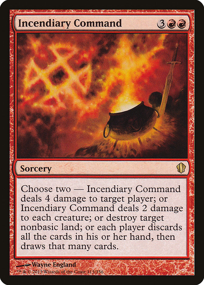 Incendiary Command [Commander 2013] | Card Merchant Takapuna