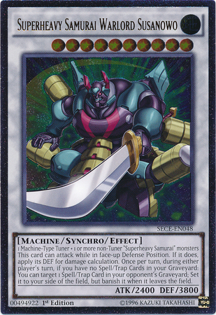 Superheavy Samurai Warlord Susanowo [SECE-EN048] Ultimate Rare | Card Merchant Takapuna