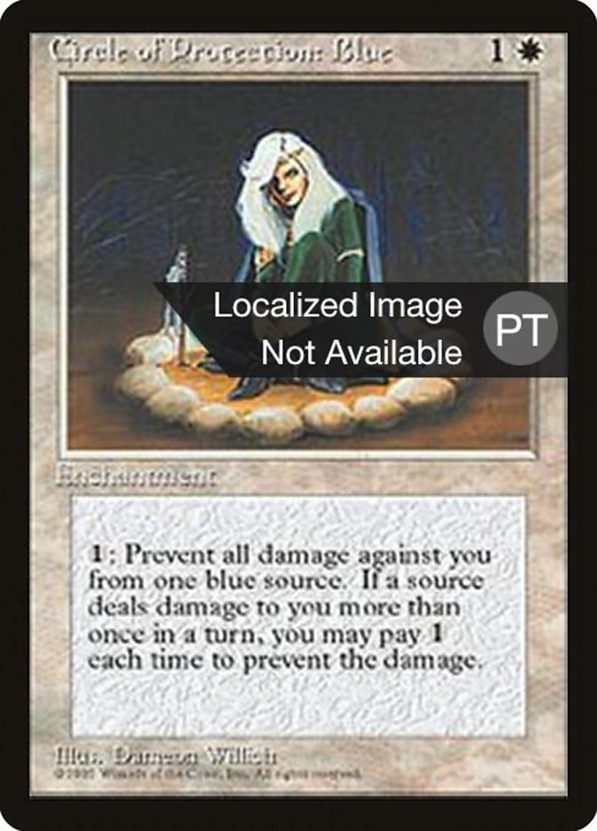 Circle of Protection: Blue [Fourth Edition (Foreign Black Border)] | Card Merchant Takapuna