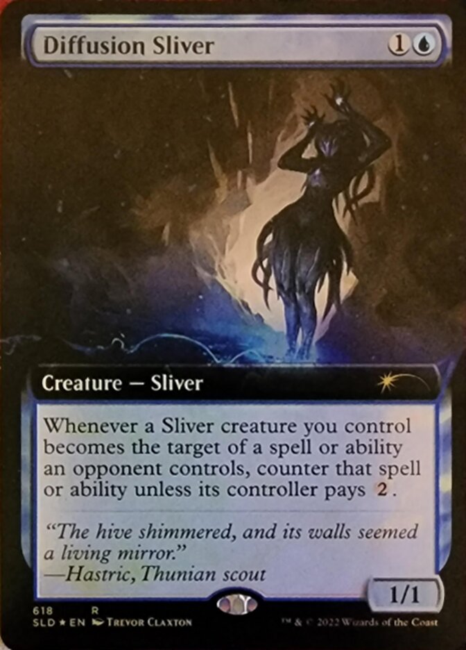 Diffusion Sliver (Extended Art) [Secret Lair Drop Promos] | Card Merchant Takapuna