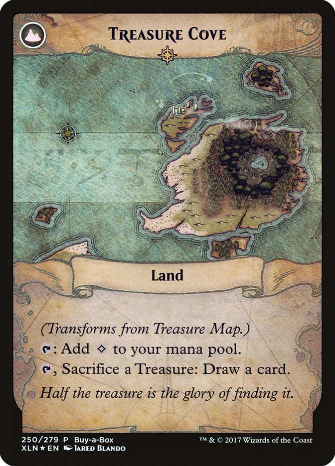 Treasure Map // Treasure Cove (Buy-A-Box) [Ixalan Treasure Chest] | Card Merchant Takapuna