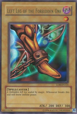 Left Leg of the Forbidden One [LOB-EN121] Ultra Rare | Card Merchant Takapuna