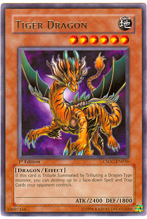 Tiger Dragon [CSOC-EN036] Rare | Card Merchant Takapuna