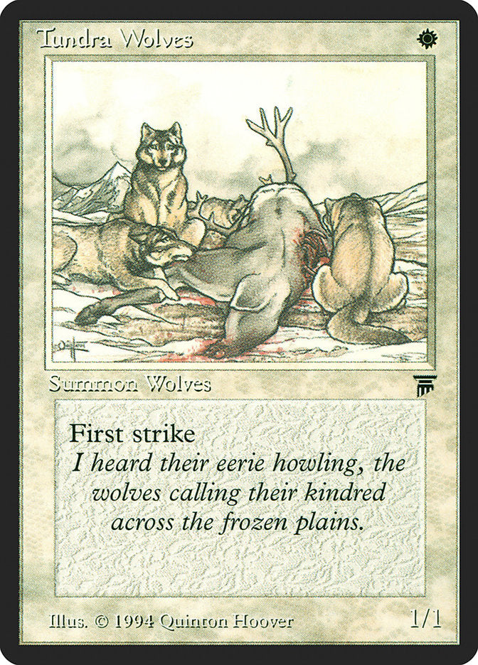 Tundra Wolves [Legends] | Card Merchant Takapuna