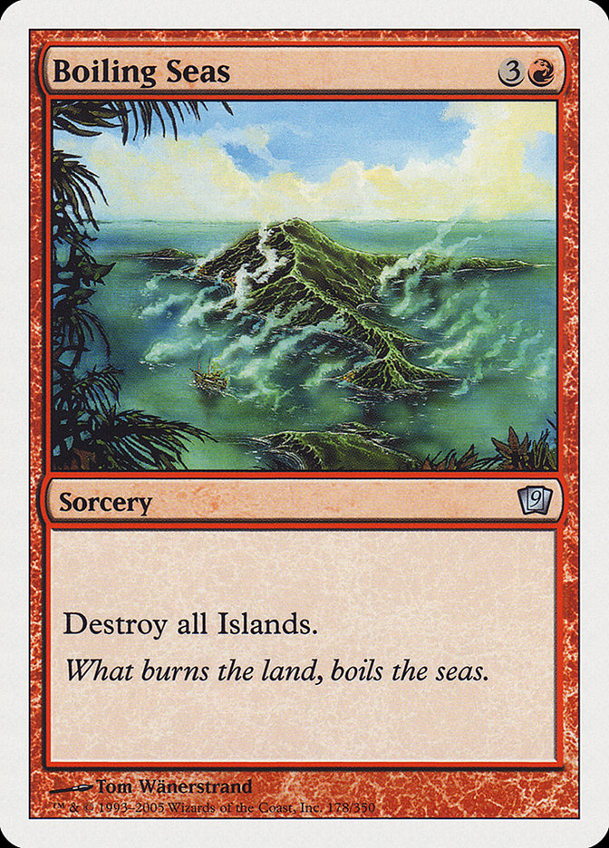 Boiling Seas [Ninth Edition] | Card Merchant Takapuna