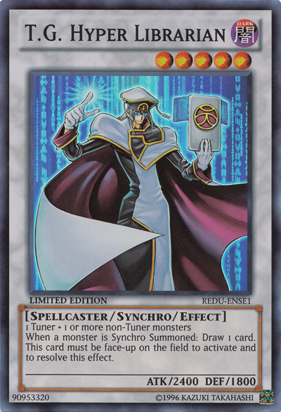 T.G. Hyper Librarian [REDU-ENSE1] Super Rare | Card Merchant Takapuna