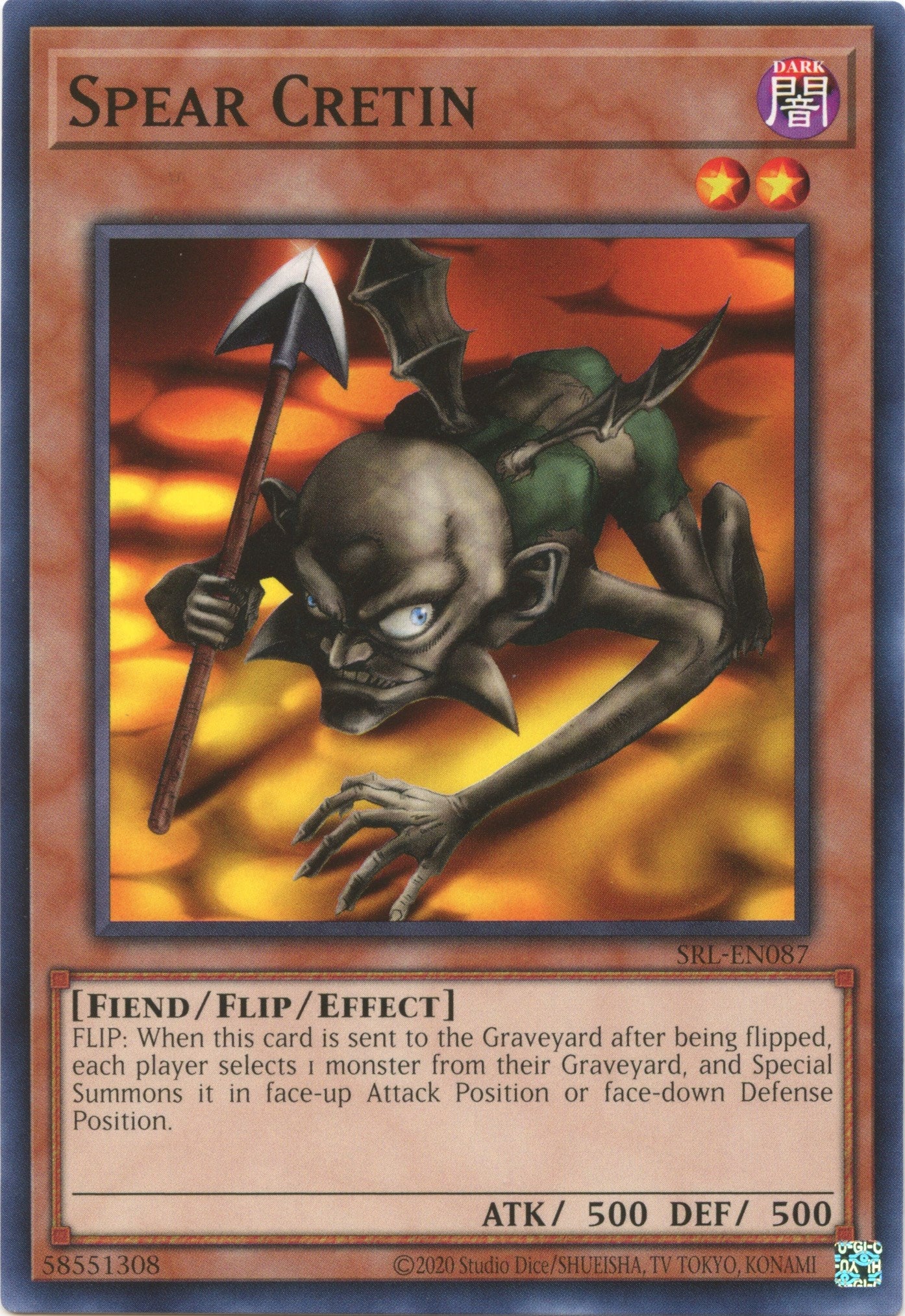 Spear Cretin (25th Anniversary) [SRL-EN087] Common | Card Merchant Takapuna