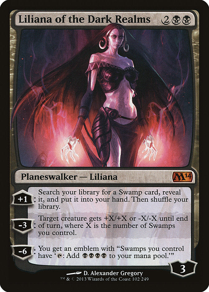 Liliana of the Dark Realms [Magic 2014] | Card Merchant Takapuna