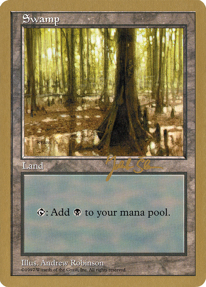 Swamp (js439) (Jakub Slemr) [World Championship Decks 1997] | Card Merchant Takapuna