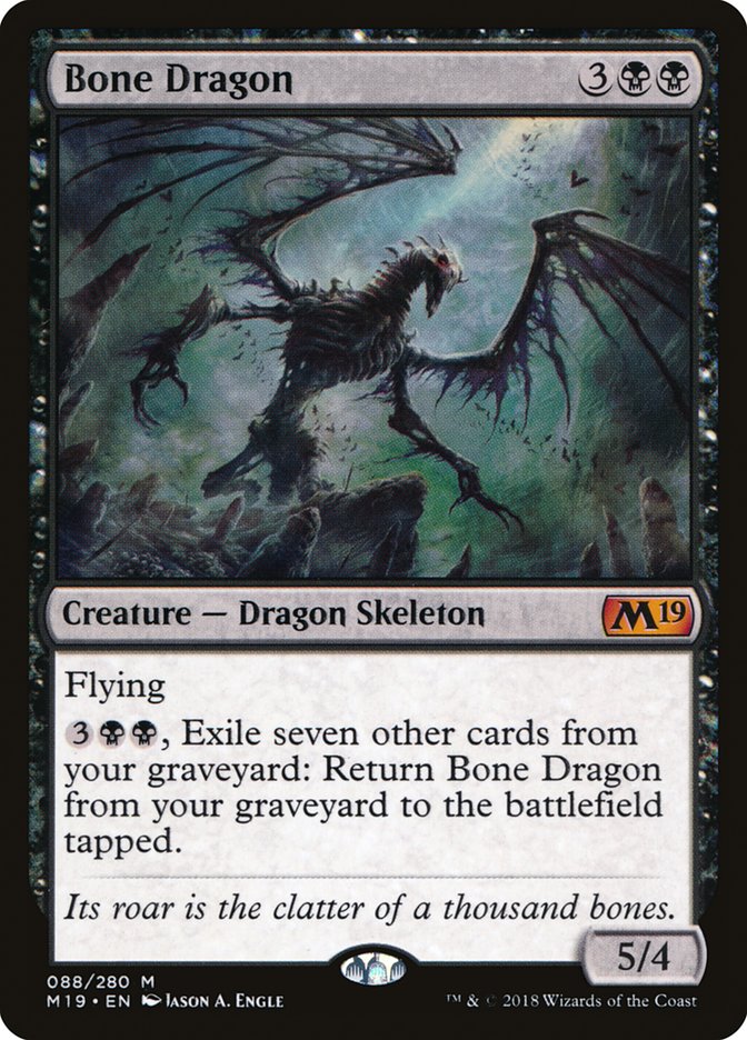 Bone Dragon [Core Set 2019] | Card Merchant Takapuna