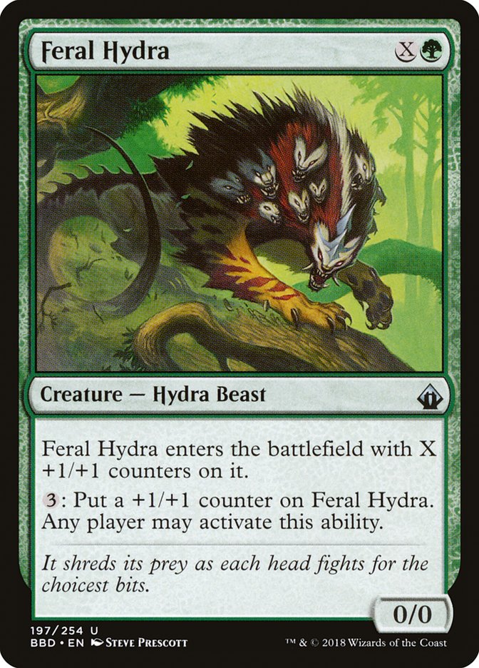 Feral Hydra [Battlebond] | Card Merchant Takapuna