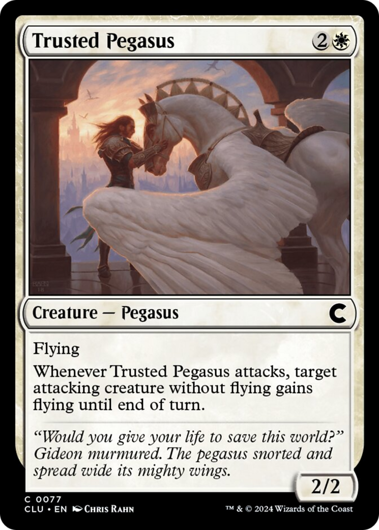 Trusted Pegasus [Ravnica: Clue Edition] | Card Merchant Takapuna