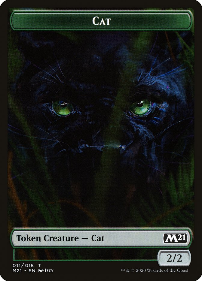 Bird // Cat (011) Double-Sided Token [Core Set 2021 Tokens] | Card Merchant Takapuna